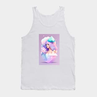 Magical illustration girl Tank Top